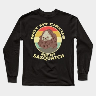 Funny Bigfoot Saw Me and Sasquatch T Shirts Long Sleeve T-Shirt